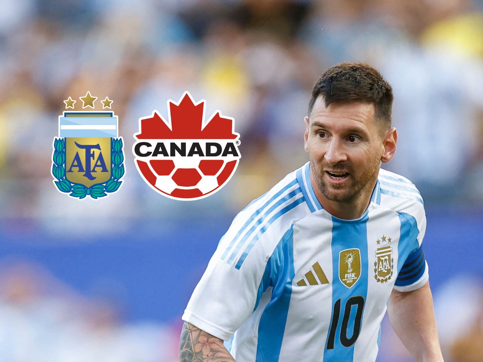 Sigue la cobertura oficial de los distintos canales que transmitirán el Argentina vs. Canadá con Lionel Messi por el Grupo A de la Copa América 2024. (Foto: AFP / Composición Mix)