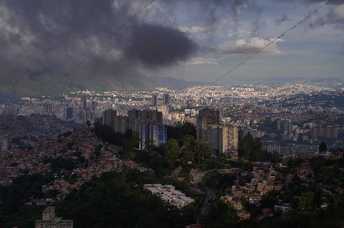 Edificios en el horizonte de Caracas. Fotógrafo: Bloomberg