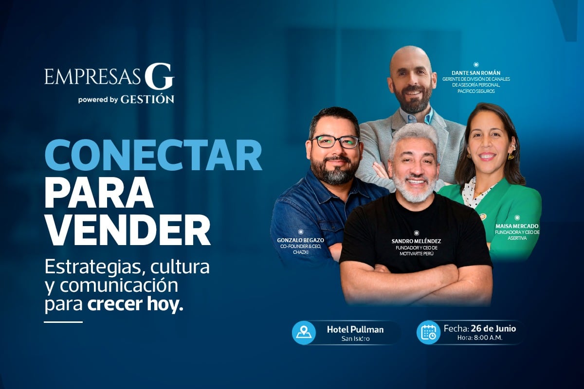 Empresas G realizará el próximo 26 de junio el foro “Conectar para Vender” en el Hotel Pullman de San Isidro.