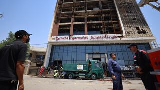Más de 60 muertos en Irak por incendio en un centro comercial