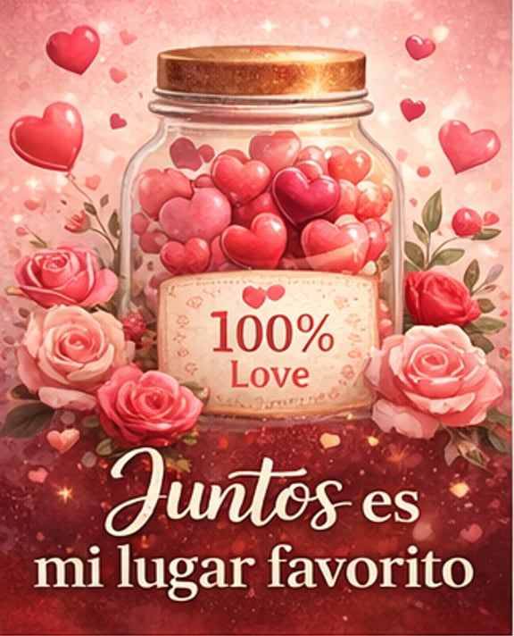 Las mejores imágenes con frases cortas para compartir en San Valentín 2026 (Crédito: Imagen creada por Gestión usando la IA de Gemini)