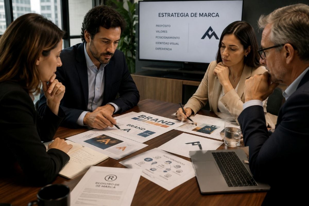 Especialistas recomiendan realizar búsquedas de antecedentes y exámenes de viabilidad antes de lanzar una nueva marca al mercado. Foto: Composición Gestión- ChatGPT.
