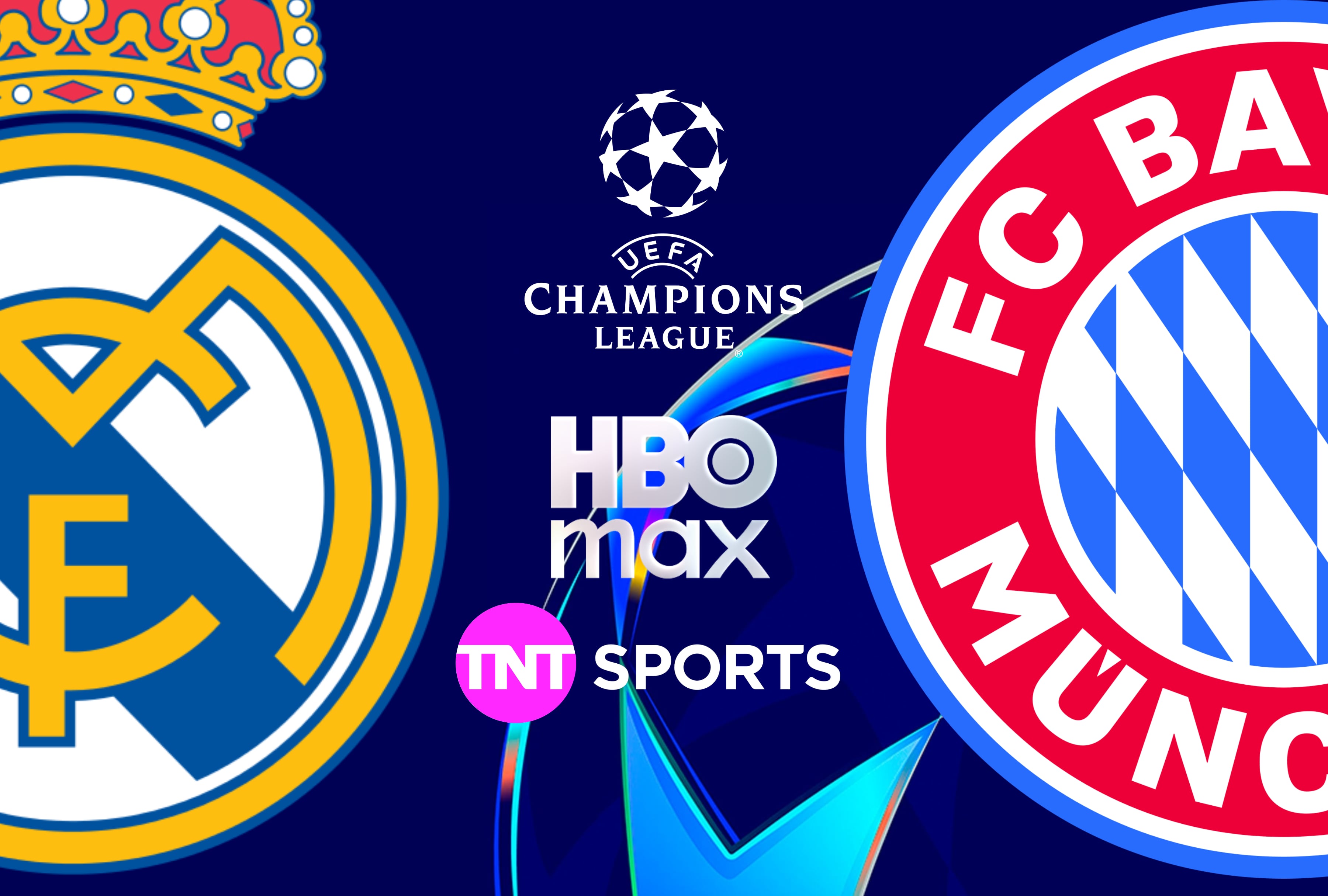 ¡Acción total! Mira cómo ver el Real Madrid vs. Bayern Múnich por HBO Max y TNT Sports HD en México. Disfruta de la Champions League 2026 con la mejor transmisión online. ¡No te pierdas ni un solo gol de este clásico europeo! | Crédito: uefa.com / Composición Mag