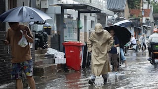 Alertas máximas por las fuertes lluvias en varios puntos del centro y el sur de China