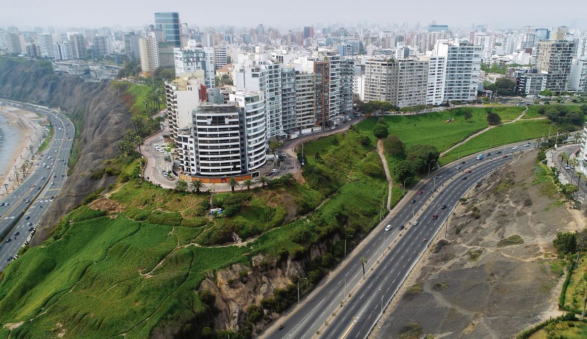 El distrito de Miraflores tiene una extensión de 9.6 km2. Foto: GEC.