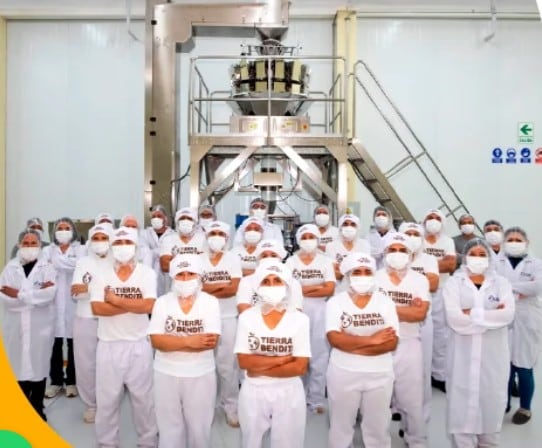 Tierra Bendita anunció una inversión de aproximadamente S/ 2 millones en nueva maquinaria y tecnología especializada para ampliar y optimizar su capacidad industrial.