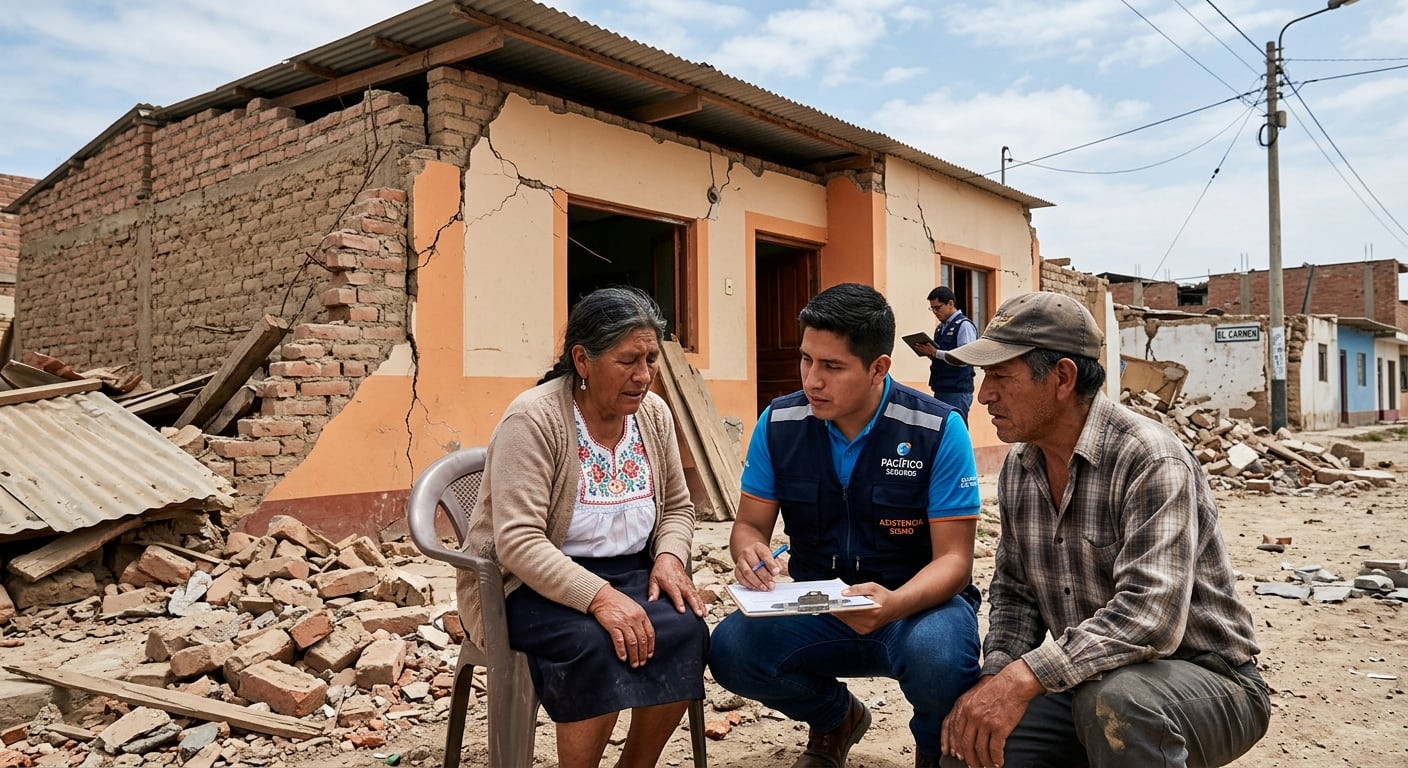 El nuevo seguro se activa cuando un sismo, lluvia o viento alcanza el umbral fijado en la póliza, sin necesidad de acreditar daños en el inmueble. Conozca quiénes podrán acceder y cómo se determinará la cobertura. Foto: Composición Gestión.