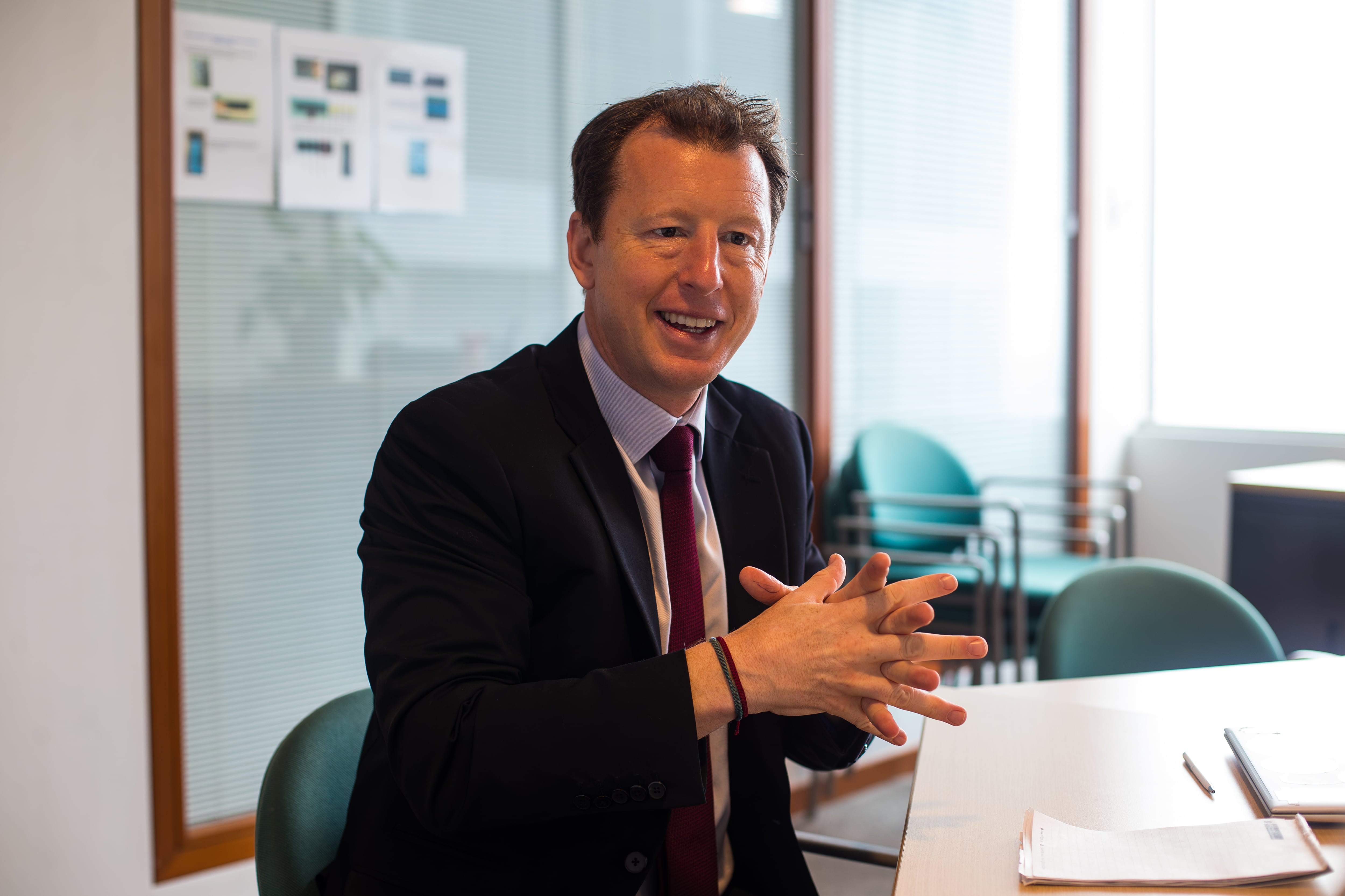 Gavin Cook, embajador del Reino Unido en Perú, en entrevista con Gestión. Foto: Mario Zapata (@photo.gec).