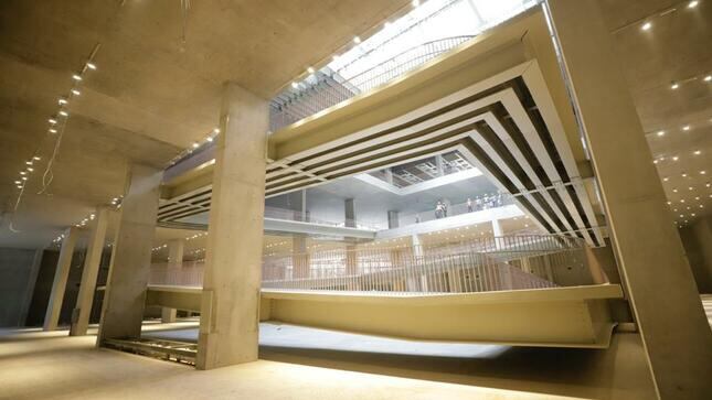 La Policía realiza investigaciones dentro del MUNA por reporte de robo. Foto: Muna