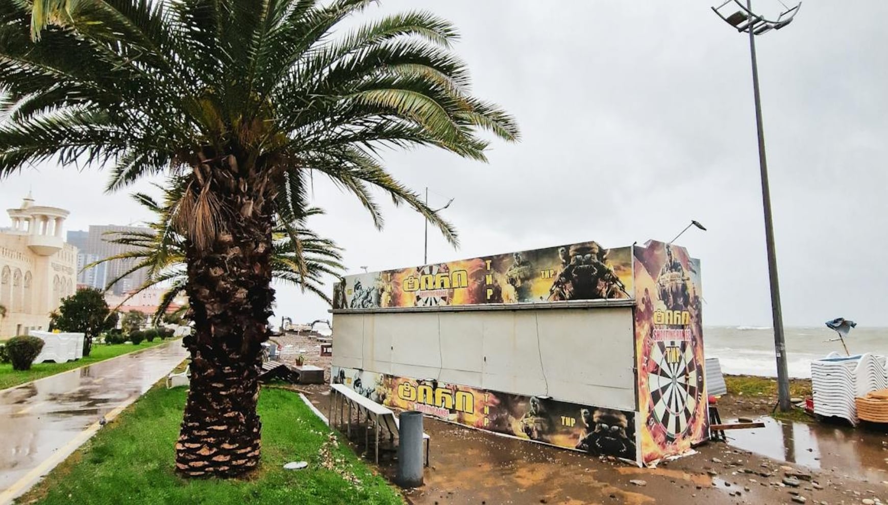 La costa afectada por un huracán (Foto: Pexels)