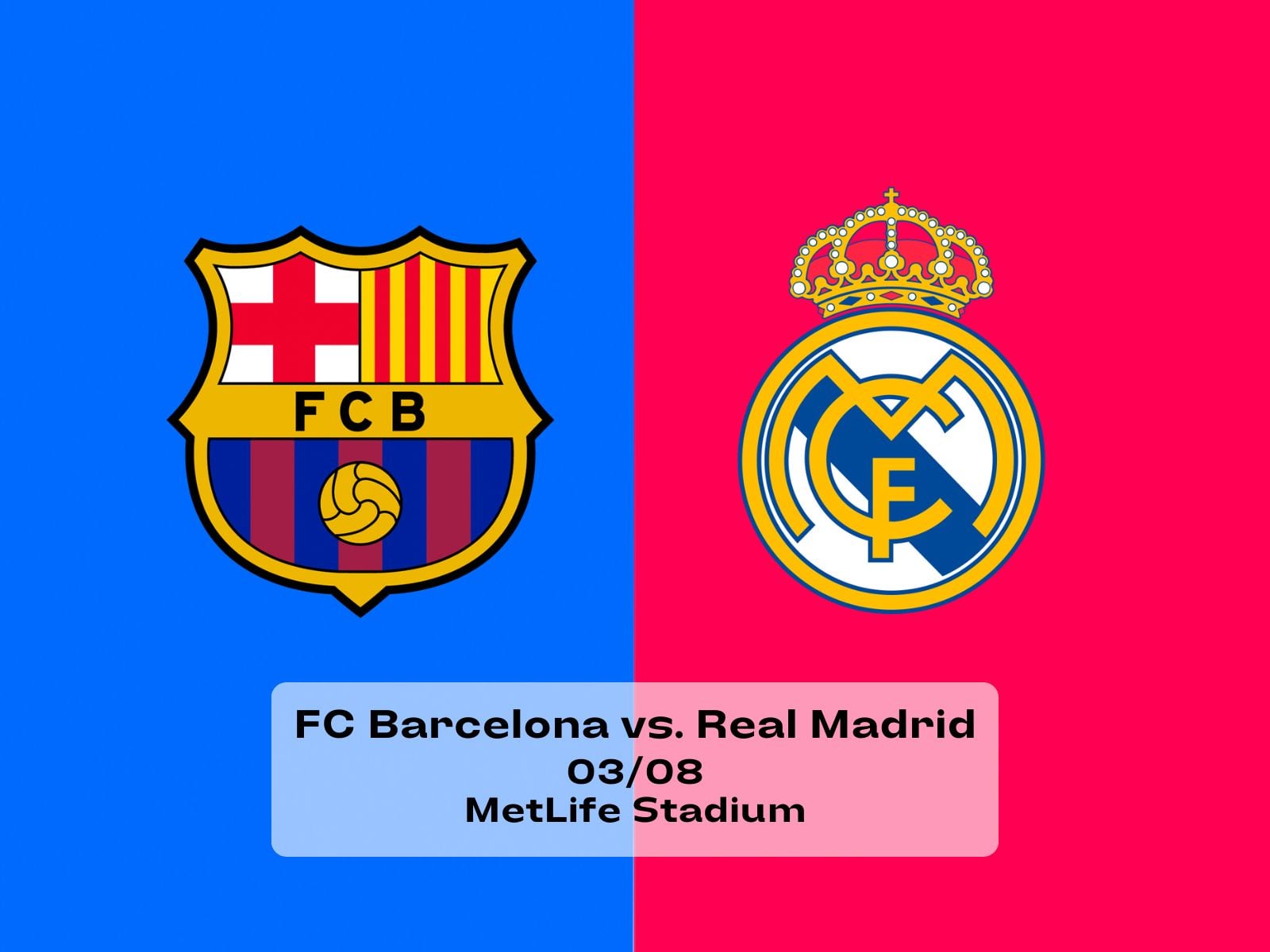 Estados Unidos será sede del clásico español entre Barcelona vs. Real Madrid, este sábado 3 de agosto desde las 07:00 p.m. (USA - Eastern Time). Consulta el horario en el mundo y qué canal transmite (Foto: Canva/Composición Mix)