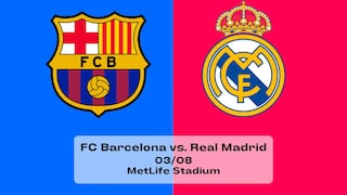 ¿A qué hora empezó el clásico Real Madrid vs. Barcelona por amistoso?