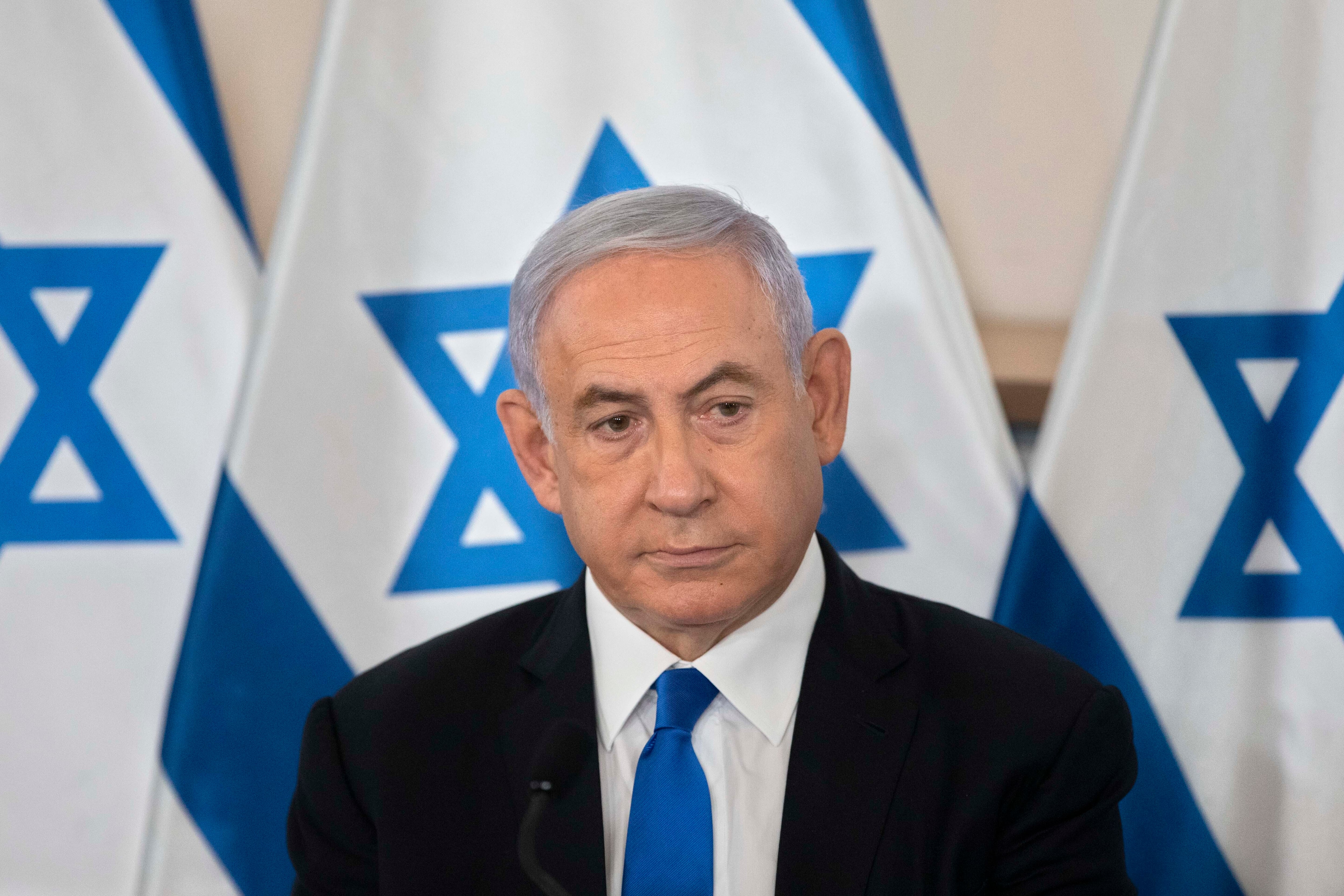 El primer ministro de Israel, Benjamin Netanyahu (AP Photo/Sebastian Scheiner, Pool)