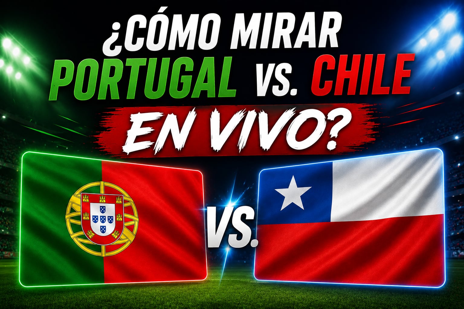 La Selección Chilena se enfrenta a Portugal el próximo sábado 6 de junio (Imagen hecha por Gestión con apoyo de la IA Chat GPT)