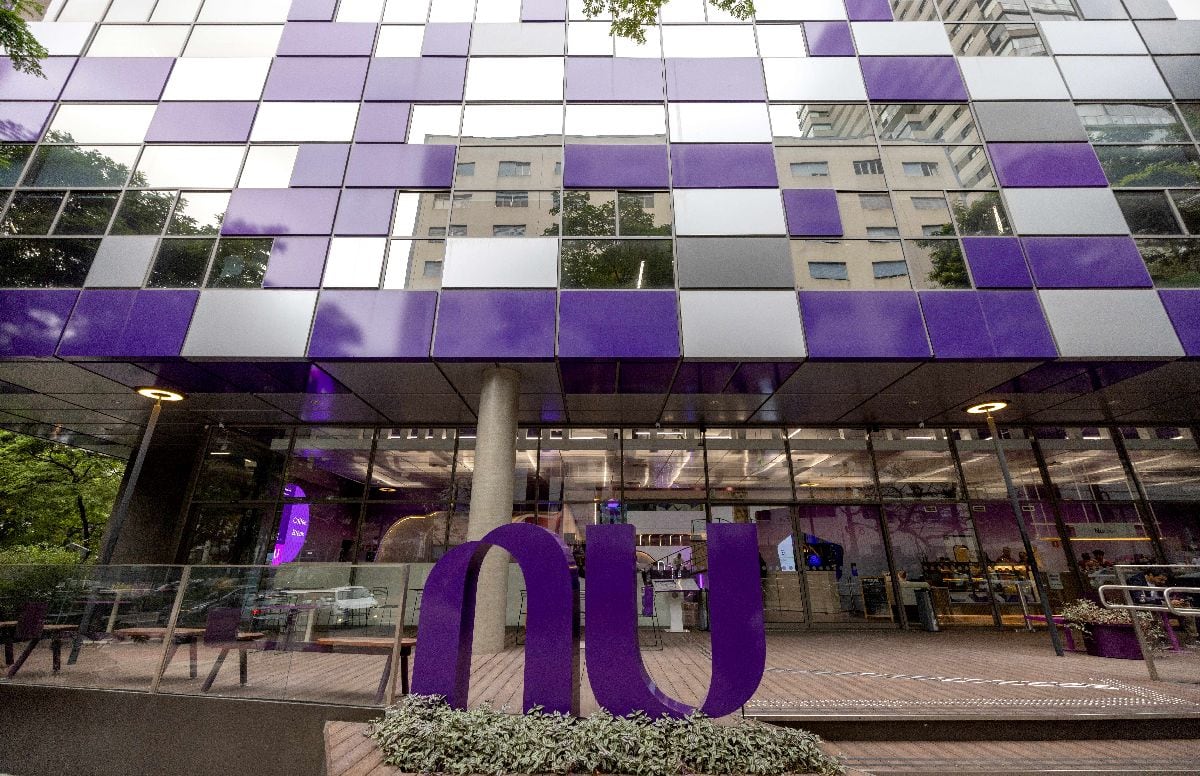 Nubank headquarters in Sao Paulo, Brazil, on Wednesday, May 15, 2024. Nu Holdings Ltd., one of the world's largest digital banks, surpassed 100 million clients across its operations in Brazil, Mexico and Colombia.