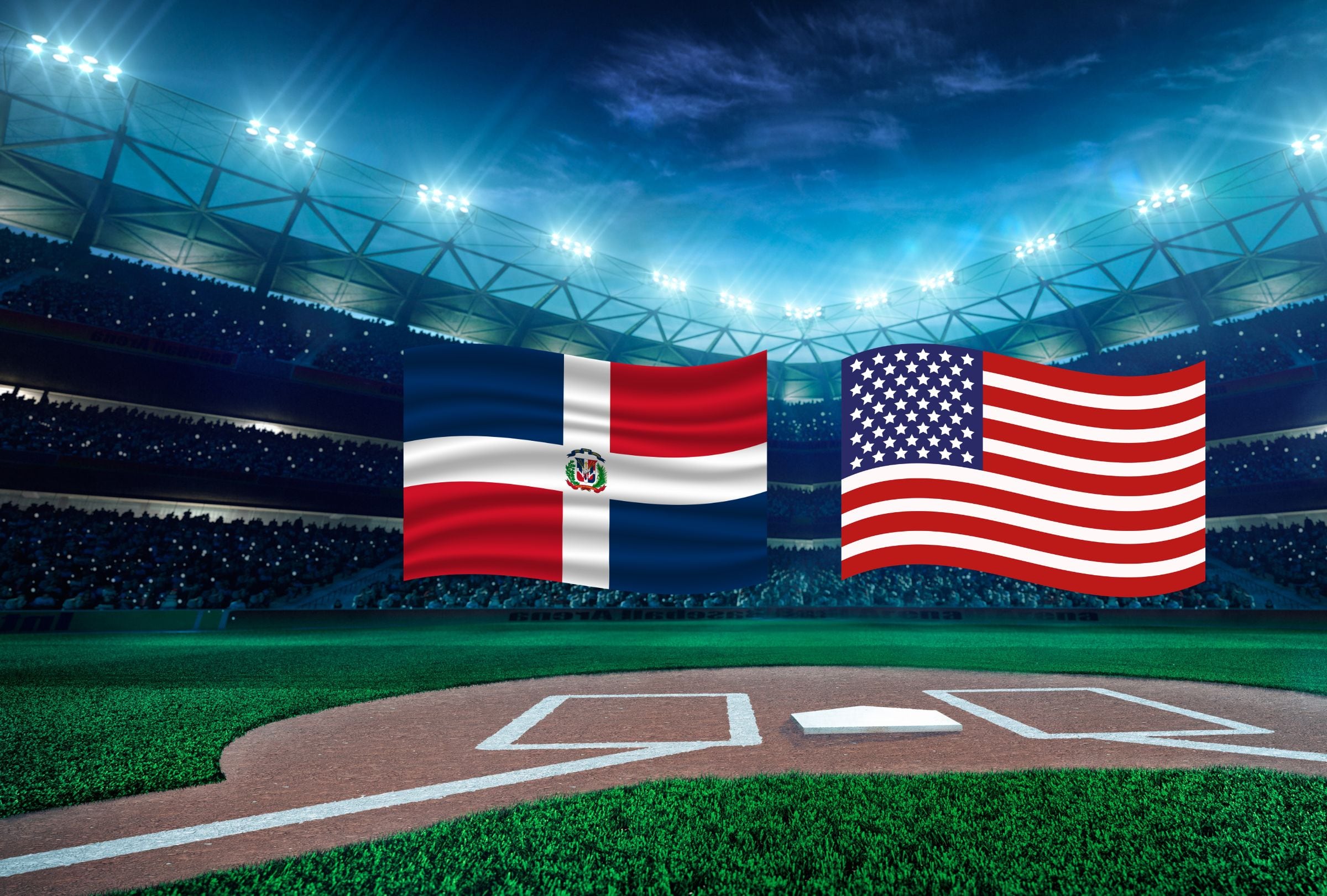 El República Dominicana - Team USA por el Clásico Mundial de Béisbol 2026 promete emocionar a muchas personas. (Foto: Composición Gestión Mix)