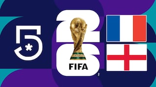 Canal 5 transmitió el partido Francia 4-6 Inglaterra por el Mundial 2026