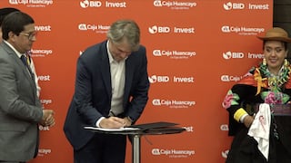 Caja Huancayo y BID Invest firman acuerdo para apalancar crecimiento de su cartera