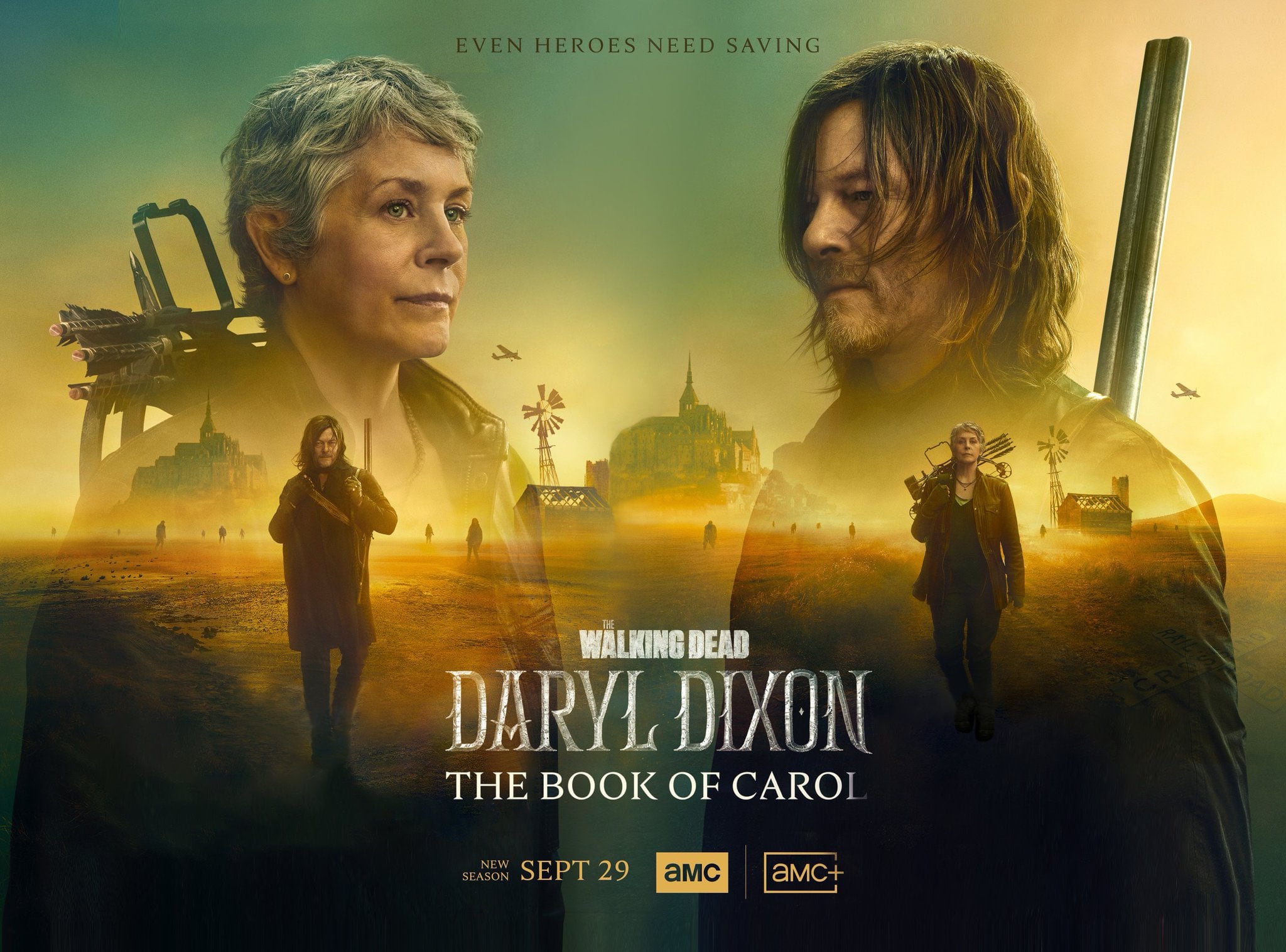 La serie "The Walking Dead: Daryl Dixon - The Book of Carol" se desarrolla a lo largo de 6 episodios (Foto: AMC)
