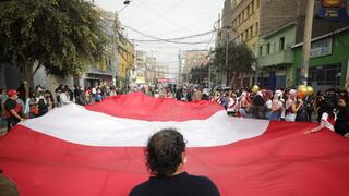 Gamarra realizó banderazo en apoyo a la selección peruana por el repechaje al Mundial Qatar