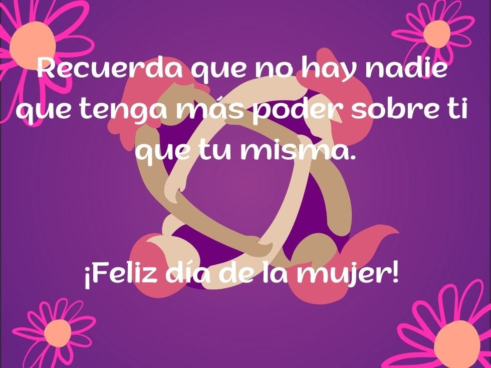 Recuerda que no hay nadie que tenga más poder sobre ti que tu misma. ¡Feliz día de la mujer! (Foto: Canva/Composición: Gestión Mix)