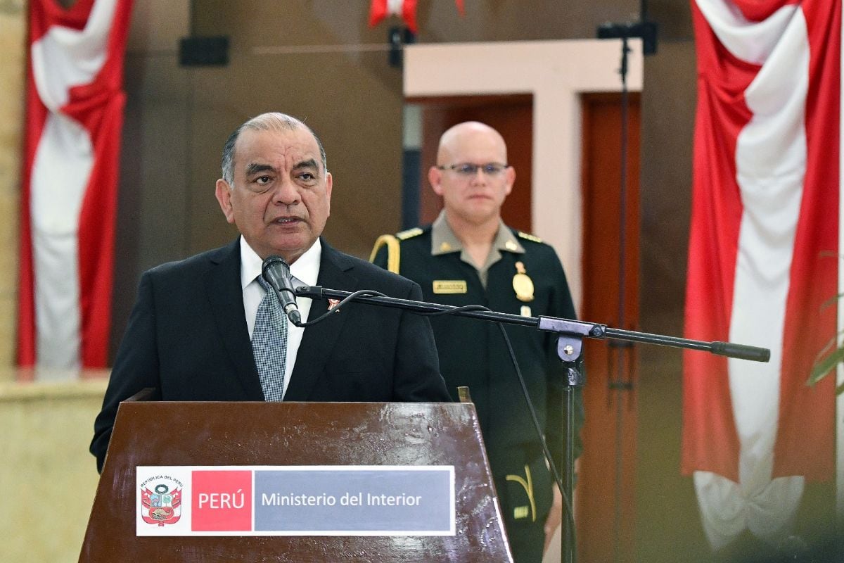El ministro César Astudillo afirmó que velará por el uso eficiente del presupuesto asignado a la Policía Nacional. Foto: Mininter.