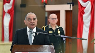 Ministro Astudillo promete cautelar el presupuesto de la PNP y buen uso de los recursos