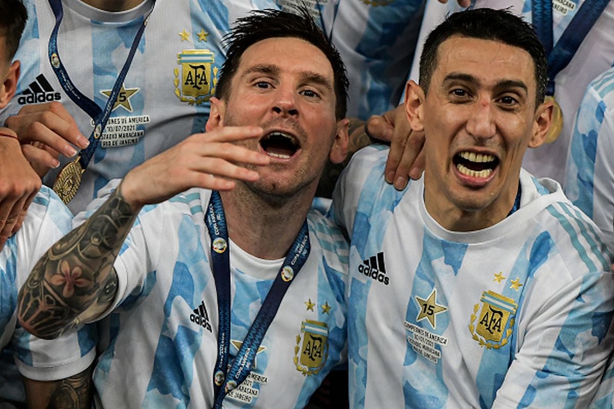Lionel Messi y Ángel di María fueron campeones de la Copa América 2021 y el Mundial 2022. (Foto: Getty Images)