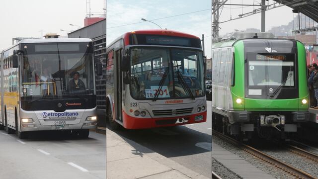 Feriado 30 de agosto: sepa los horarios del Metro de Lima, Metropolitano y corredores