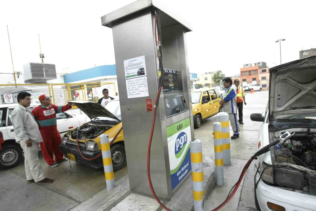 Desabastecimiento de GNV. (Foto: Andina)