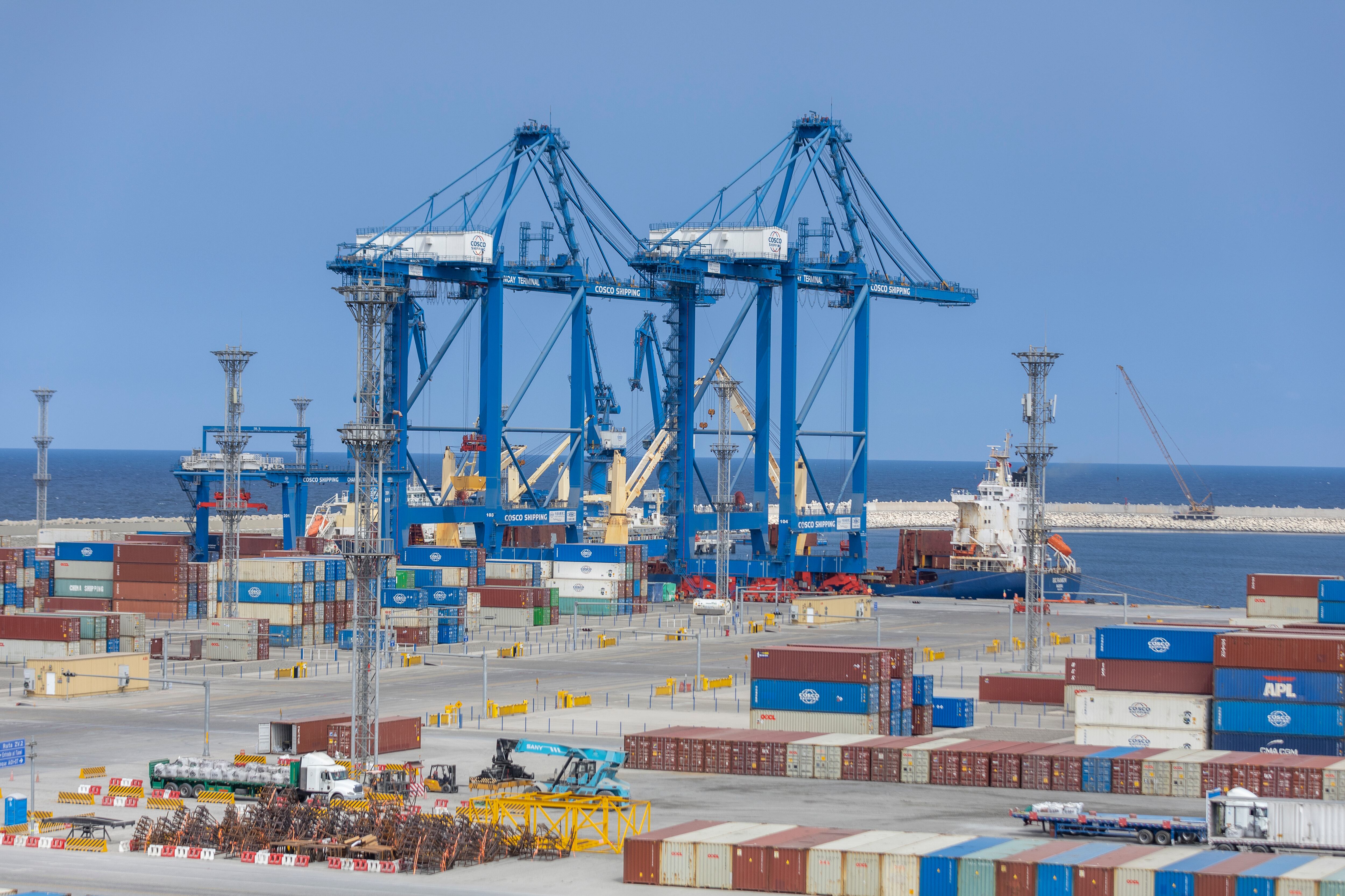 La infraestructura ha logrado movilizar más de 500,000 TEU (capacidad de un contenedor estándar de 20 pies).
Fotos: Mario Zapata N. / @photo.gec