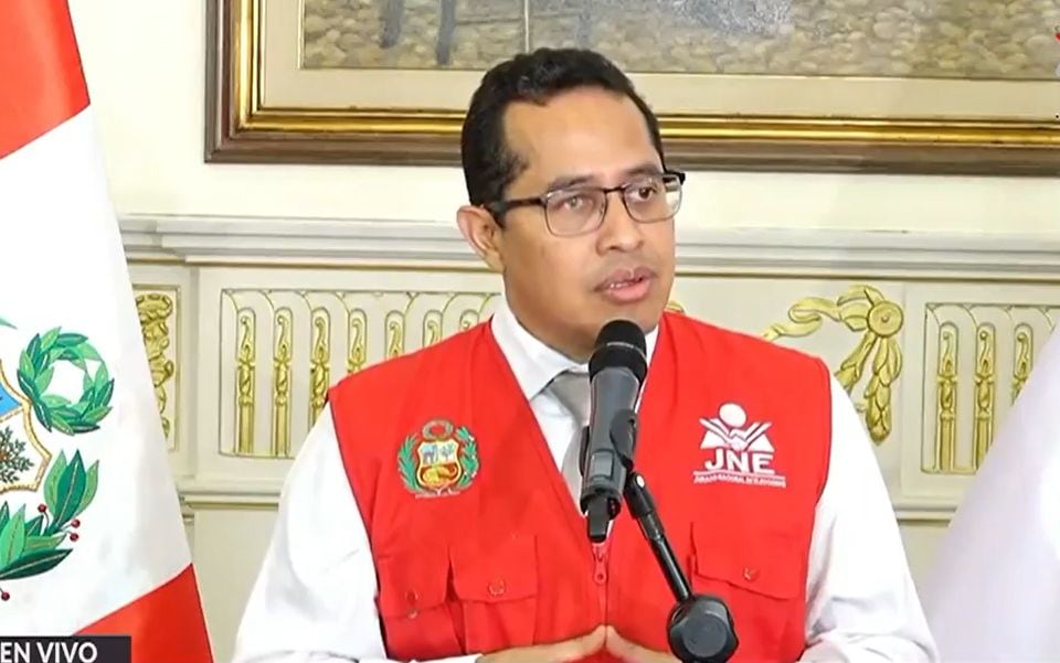 El presidente del JNE Detalló que se espera que sean dos jornadas de debate. (Captura: JNE)