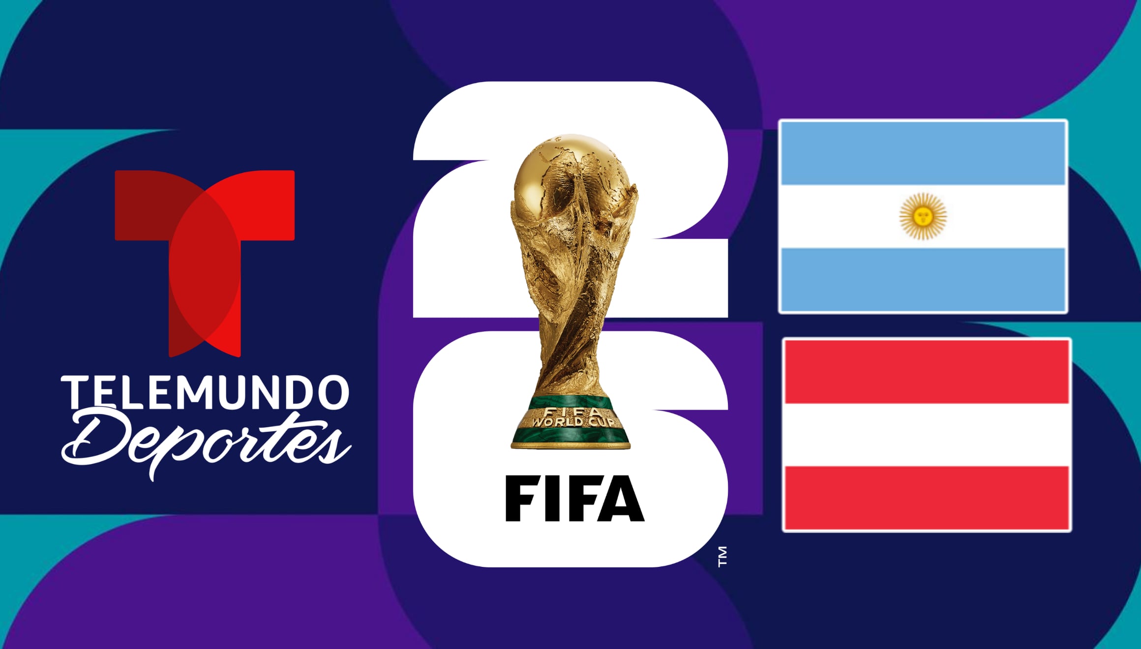 Conéctese a Telemundo Deportes en vivo por internet para saber dónde ver el partido Argentina vs. Austria en directo. Siga el encuentro en USA a través de Peacock TV y plataformas de fútbol online. | Crédito: fifa.com / Composición Gestión Mix