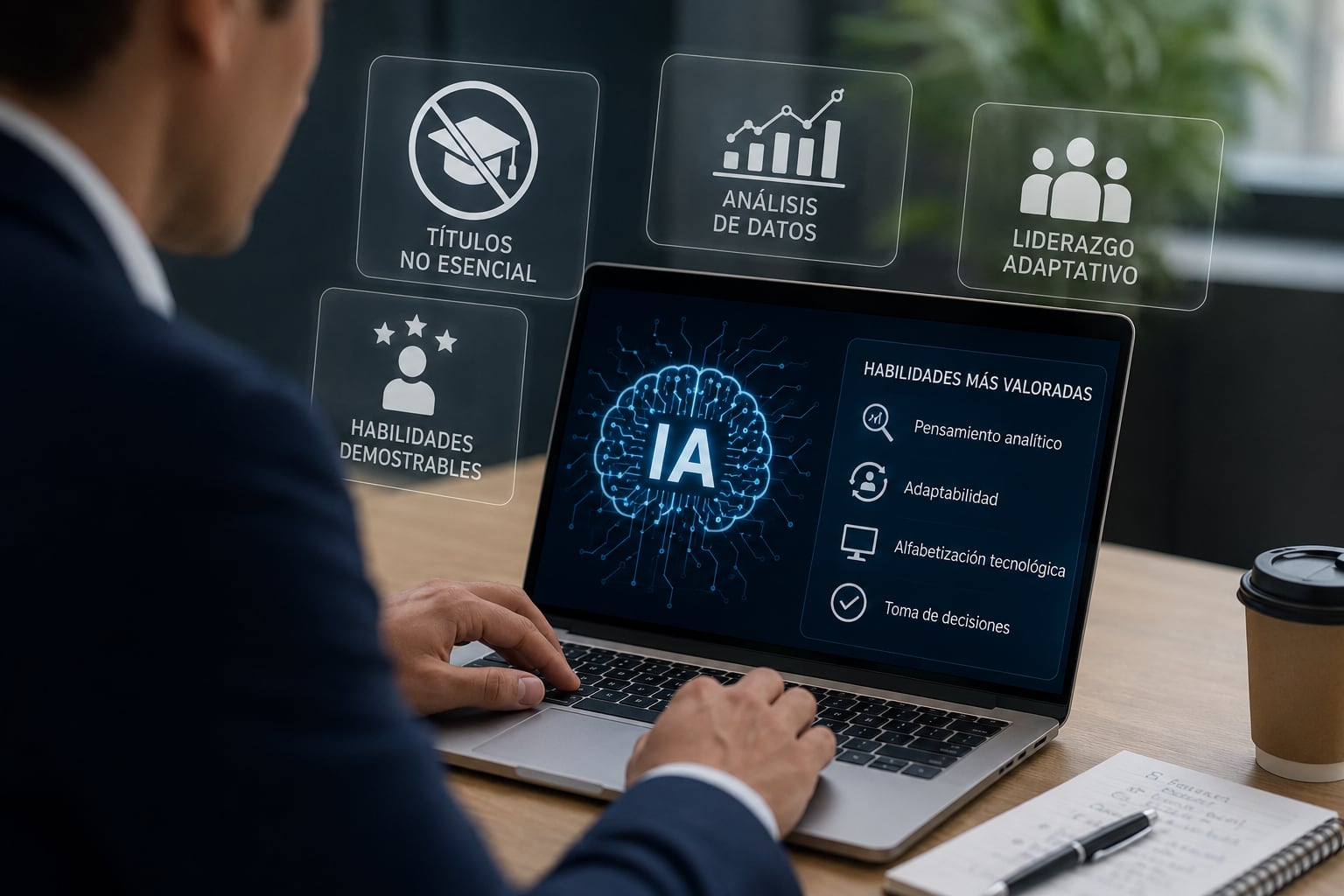 La inteligencia artificial gana espacio en las empresas y redefine las habilidades que buscan las organizaciones para posiciones de liderazgo.