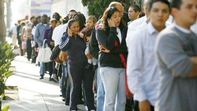 Desempleo en Lima subió a 7%: 352,000 personas buscan trabajo