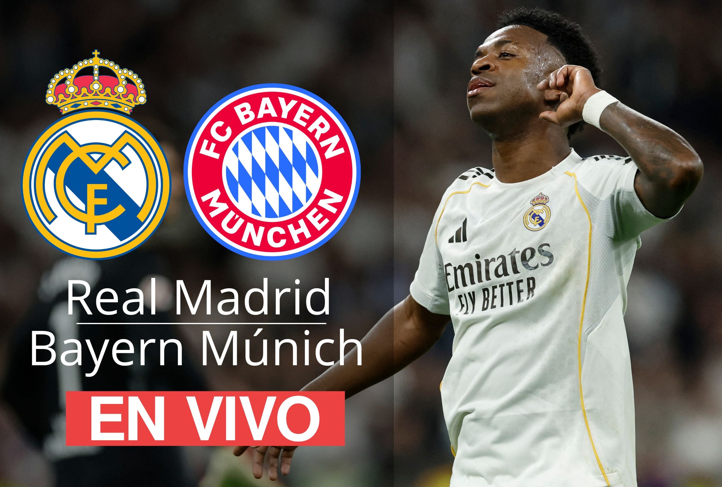 Cómo ver por TV y streaming online el partido entre Real Madrid vs. Bayern EN VIVO este martes 7 de abril 2026 desde el Santiago Bernabéu. (Foto: Oscar DEL POZO / AFP / Composición Gestión Mix)