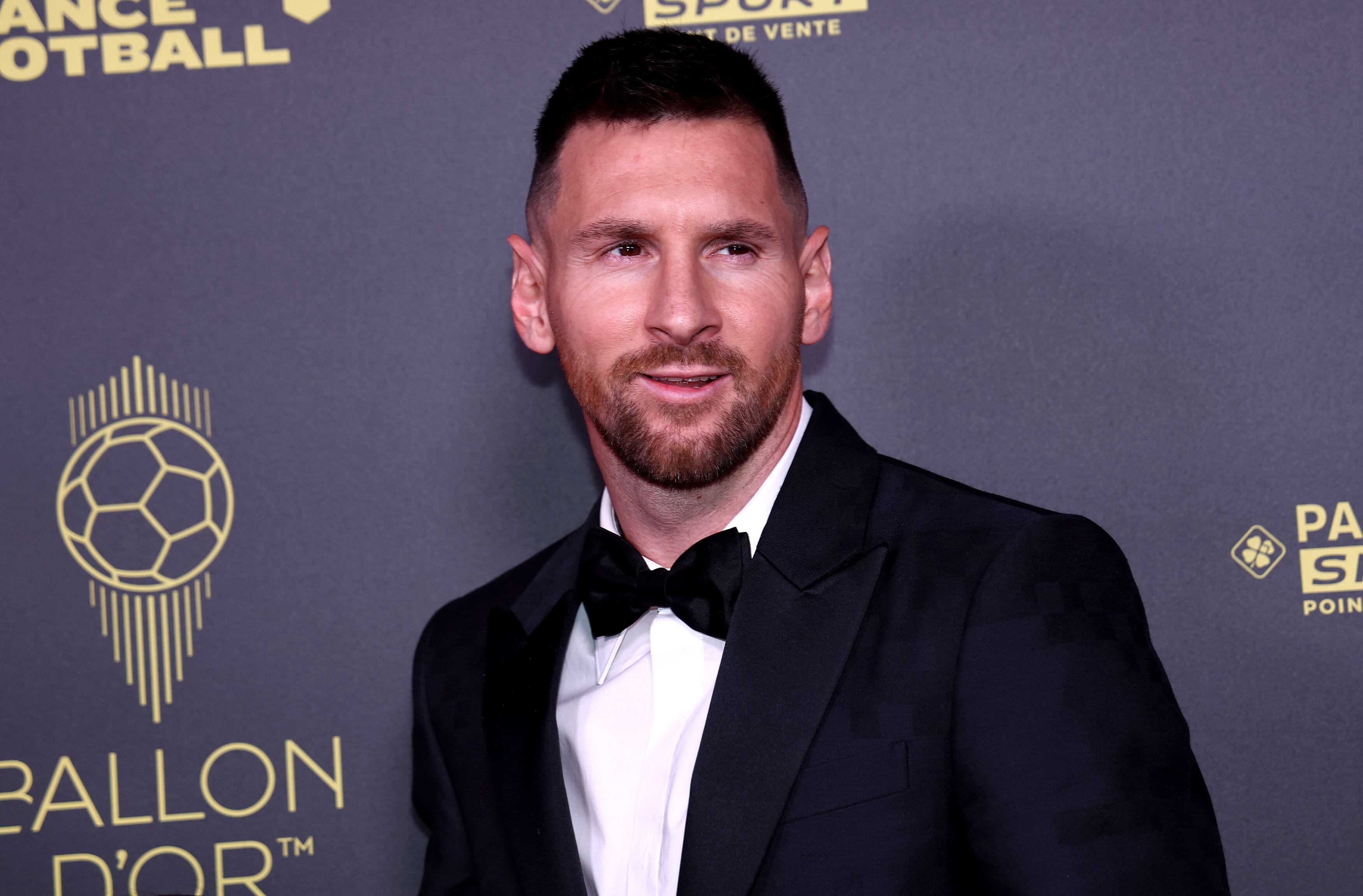 Lionel Messi al Theatre du Chatelet en París (Francia) para la entrega del Balón de Oro 2023. (Foto: EFE/EPA/MOHAMMED BADRA)