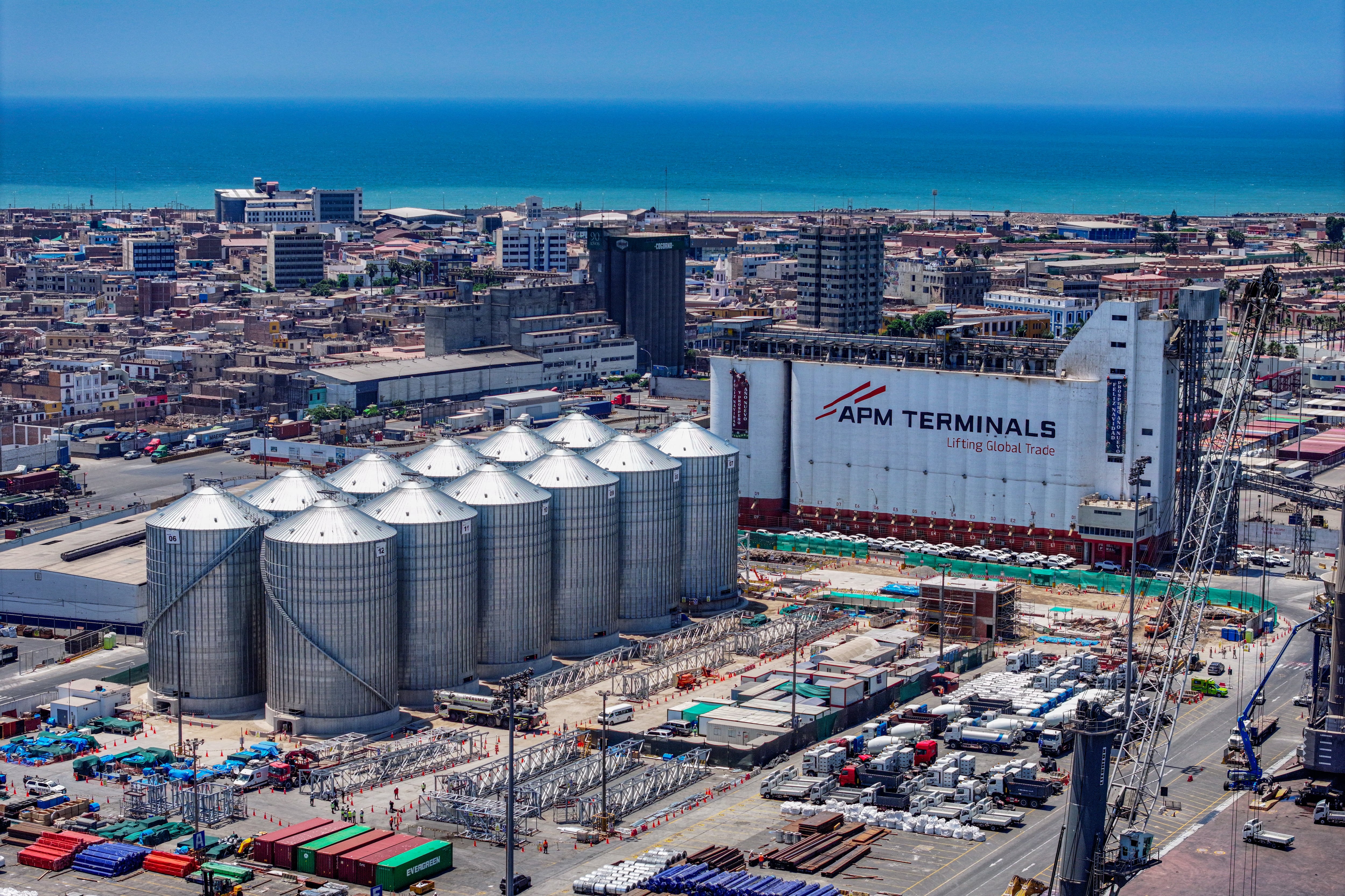 Obras de ampliación del Muelle Norte - foto de APM Terminals