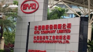 Fabricante chino de vehículos eléctricos BYD ganó US$ 3,837 millones 2023, un 80% más