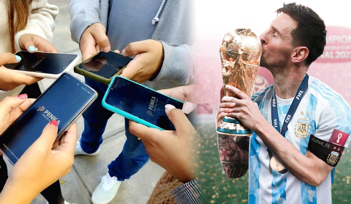 La app se lanzó en 2022, Mundial que vio a Argentina coronarse como campeón. (Foto: composición)