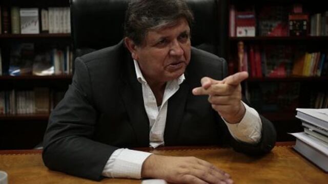 Alan García: "Es positivo que la Fiscalía verifique mis ingresos"