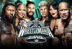 WWE WrestleMania 40: cartelera de las dos fechas del evento premium en vivo