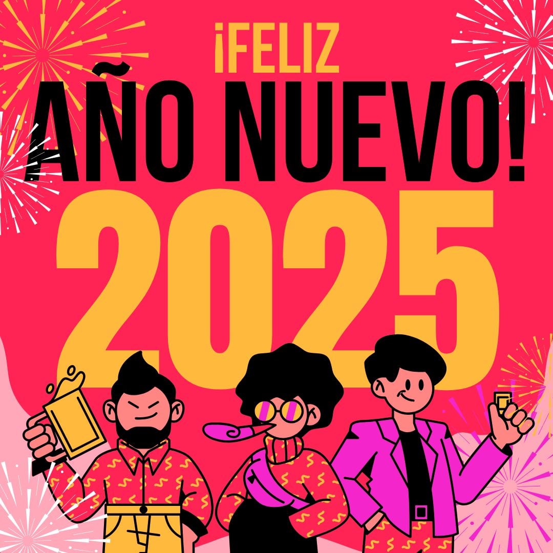 Te comparto una lista de imágenes del Año Nuevo 2025, con mensajes y frases bonitas, colocar en tus estados de Instagram y WhatsApp (Foto: Canva.com)
