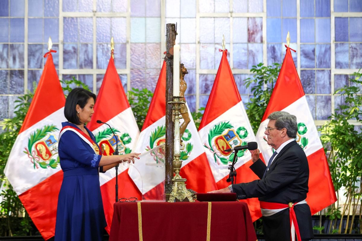 Rafael Rey Rey fue designado ministro de Transportes y Comunicaciones e integra el gabinete ministerial encabezado por Luis Galarreta. Foto: Presidencia.