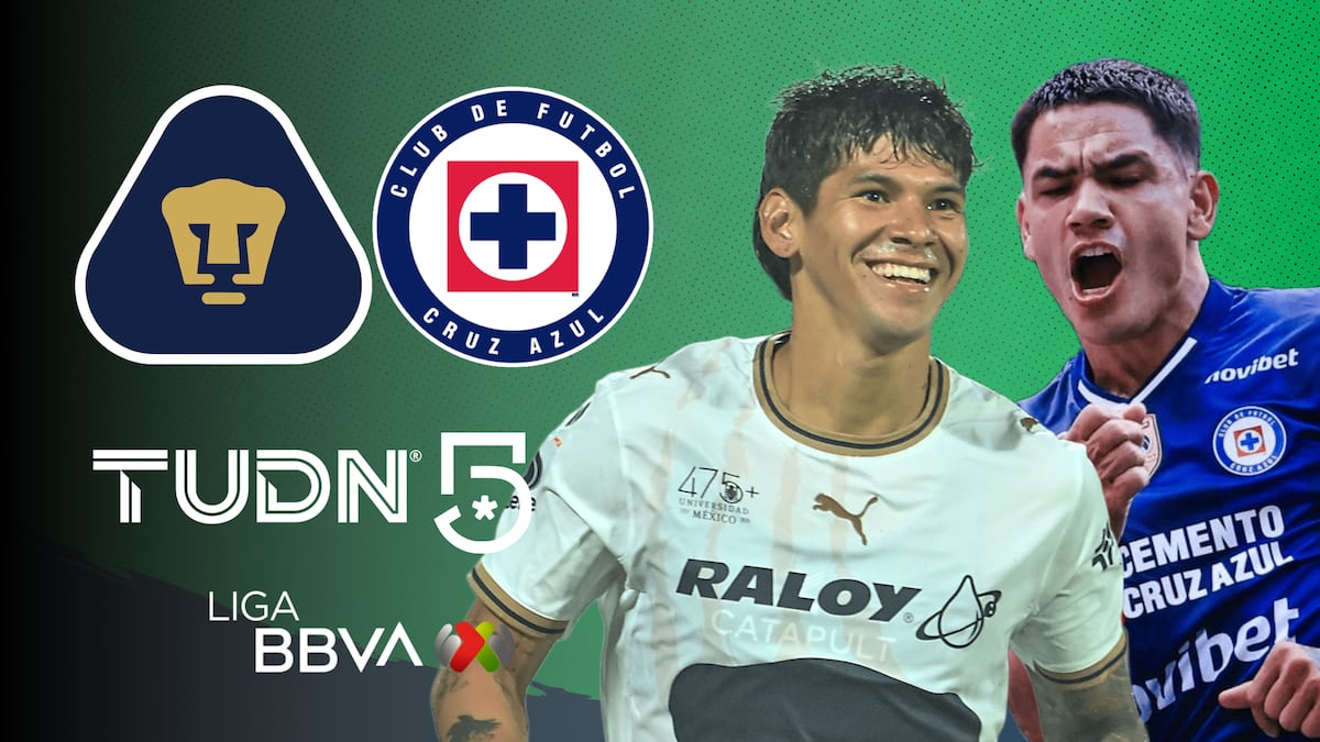 TUDN y Canal 5 EN VIVO por Internet — cómo ver partido Pumas vs. Cruz Azul EN DIRECTO por TV Abierta y Fútbol Online