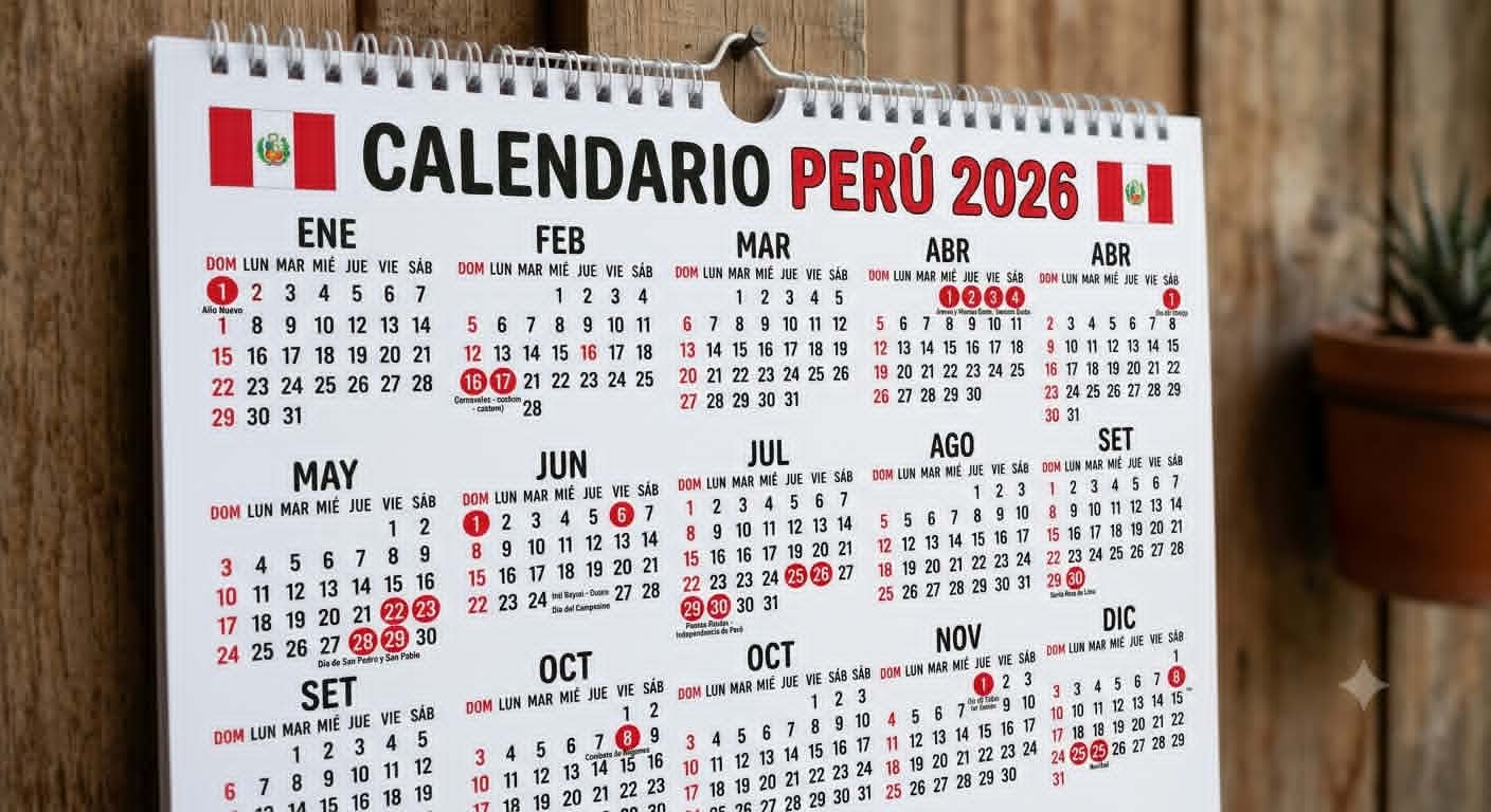 Aún quedan varios feriados en 2026: estas son las fechas de descanso en Perú para el sector público y privado