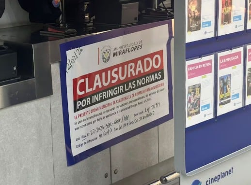 Municipalidad de Miraflores cerró más de 10 locales de Grupo Intercorp. (Foto: Difusión)