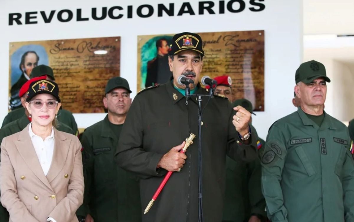 El presidente Nicolás Maduro destacó los operativos de la Fuerza Armada y aseguró que Venezuela mantiene una ofensiva sostenida contra el narcotráfico. Foto: EFE/ Wendys Olivo/ Prensa Miraflores.