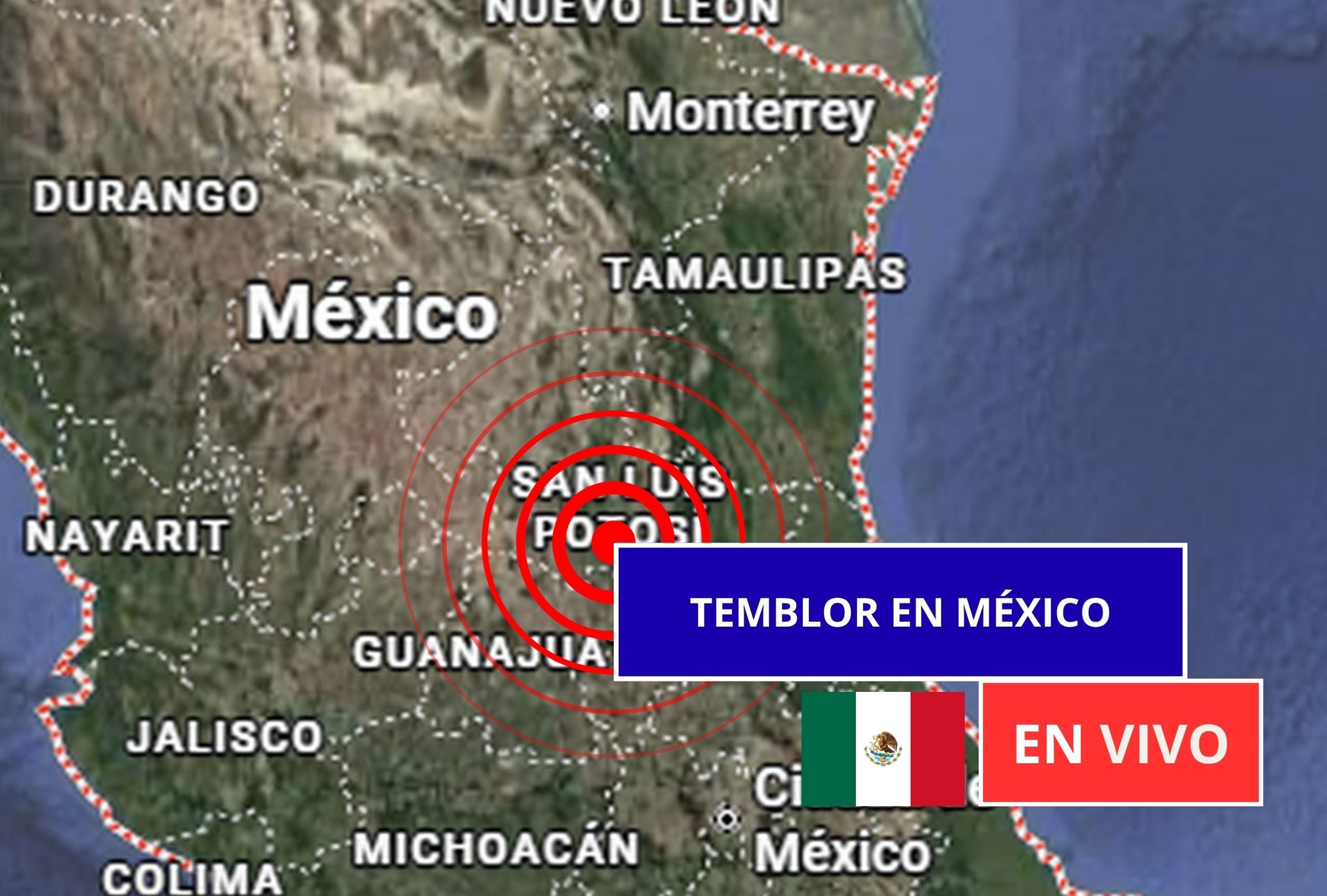 Sigue el reporte oficial del Servicio Sismológico Nacional (SSN) sobre los últimos temblores registrados en México hoy, lunes 19 de septiembre de 2026. (Imagen creada con foto de Google Maps para Gestión Mix)