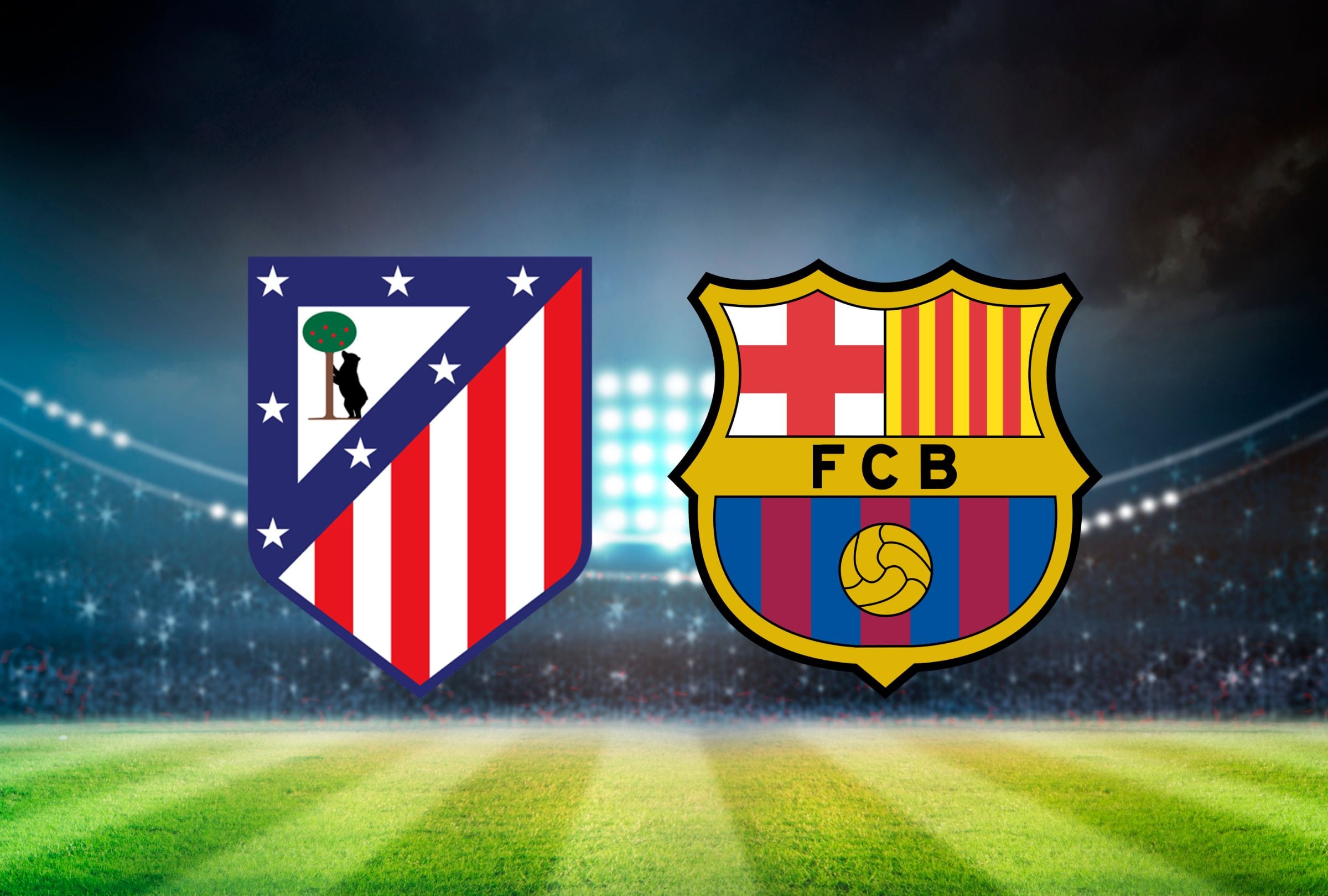 Revisa esta nota para que sepas en qué canal transmiten el Atlético de Madrid - FC Barcelona por la Champions League 2026. (Foto: Composición Mag)